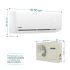 Aire Acondicionado Split Mabe 18000 BTU ON/OFF MMT18CDBWCC32B