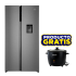 Combo Refrigeradora Side by Side Indurama 568L RI-7568D + Olla Arrocera Watson 1.8L B25082501 