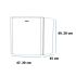 Minibar Mabe 45L RMF0260XMXX3