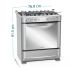 Cocina a Gas Mabe 5 Quemadores 30