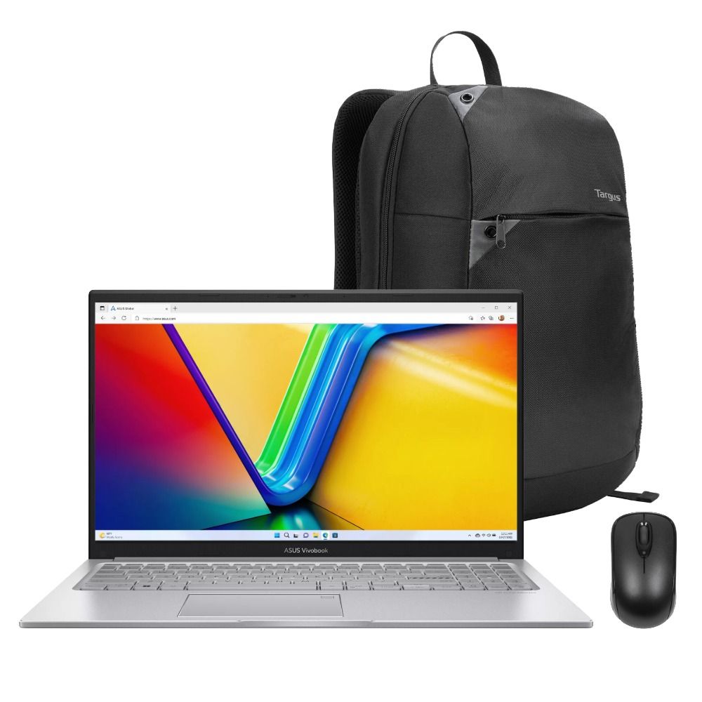 Laptop  ASUS X1504ZA-BQ1862 + Mochila + Mouse