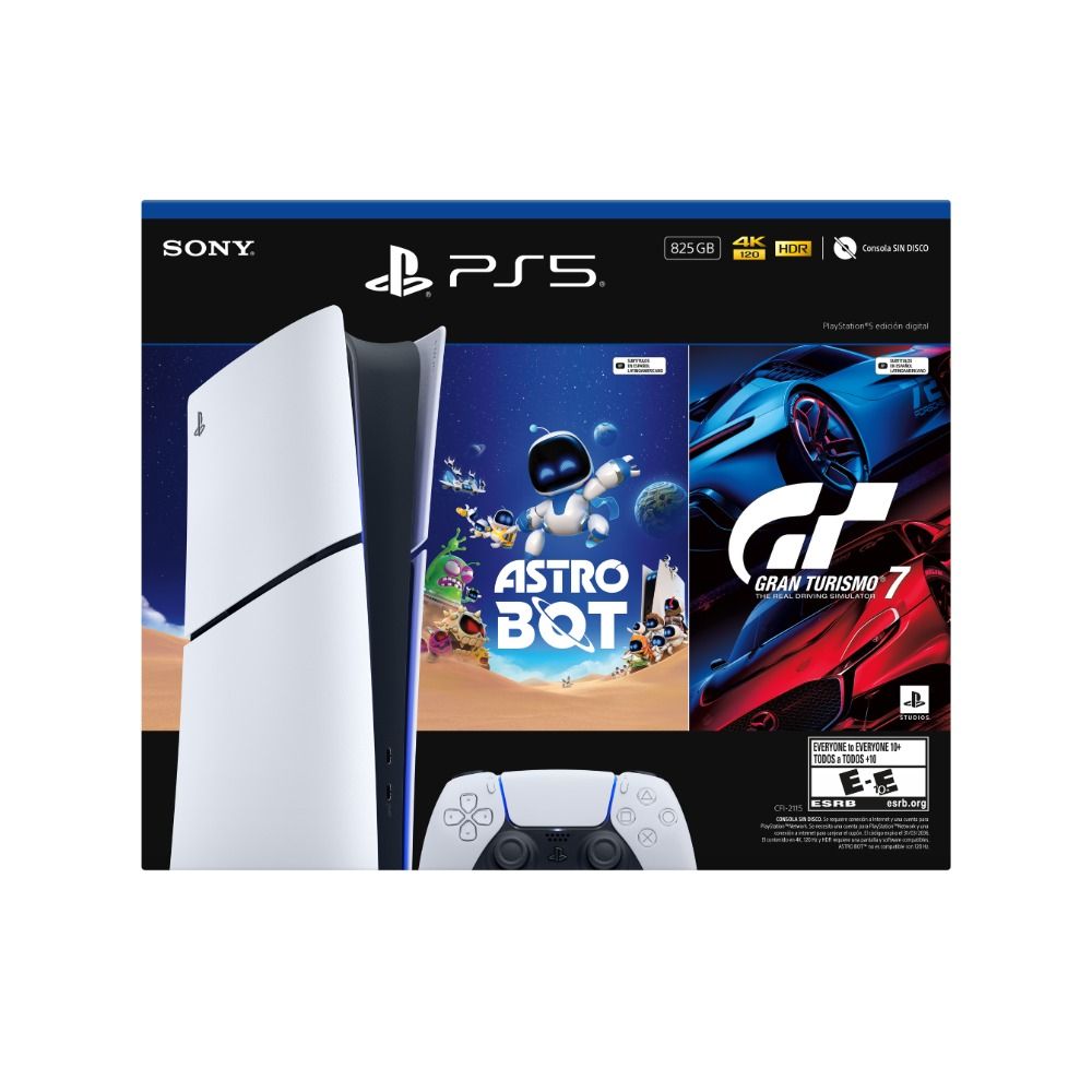 Consola PlayStation® 5 Sony con ASTRO BOT y Gran Turismo 7 Digital Bundle