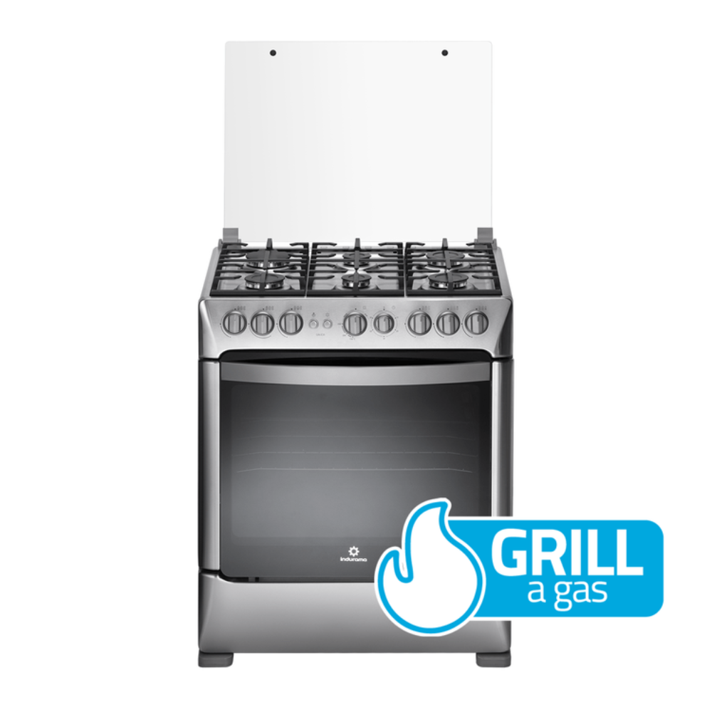 Cocina a Gas Indurama 6 Quemadores 30" Galicia Zafiro PL S01