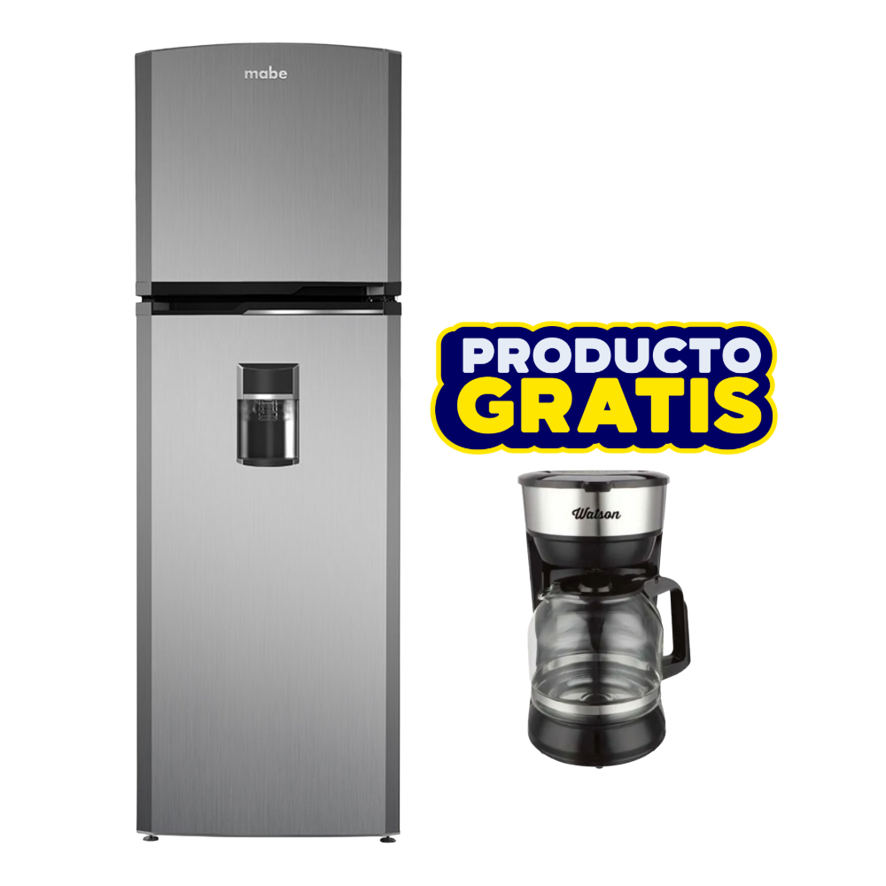 Combo Refrigeradora Top Mount Mabe 264L RMA264PJET + Cafetera Watson CM1091A-UL 