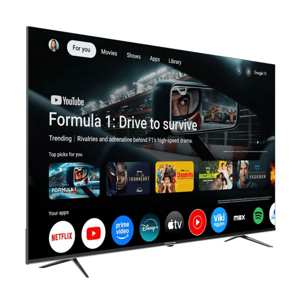 Televisor Google QLED 4K Indurama 75