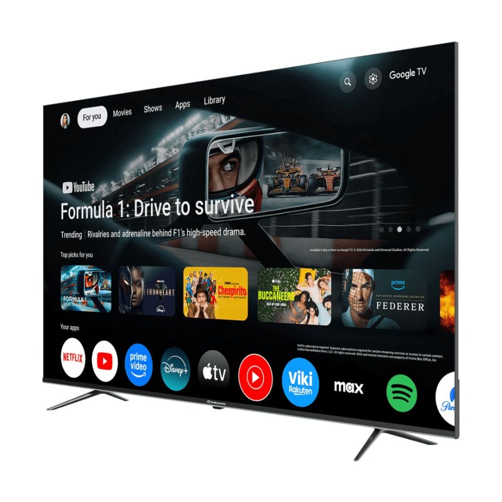 Televisor Google QLED 4K Indurama 75