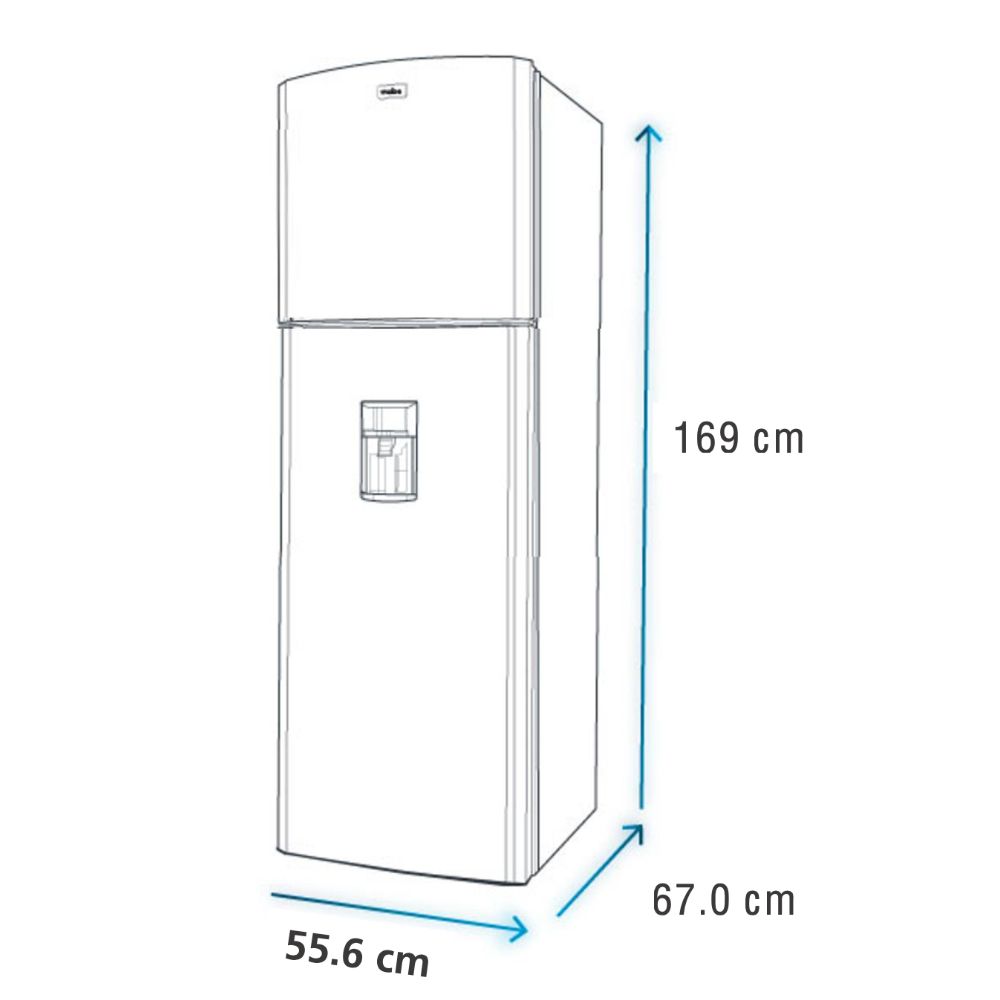 Combo Refrigeradora Top Mount Mabe 264L RMA264PJET + Cocina a Gas Mabe 4 Quemadores 20