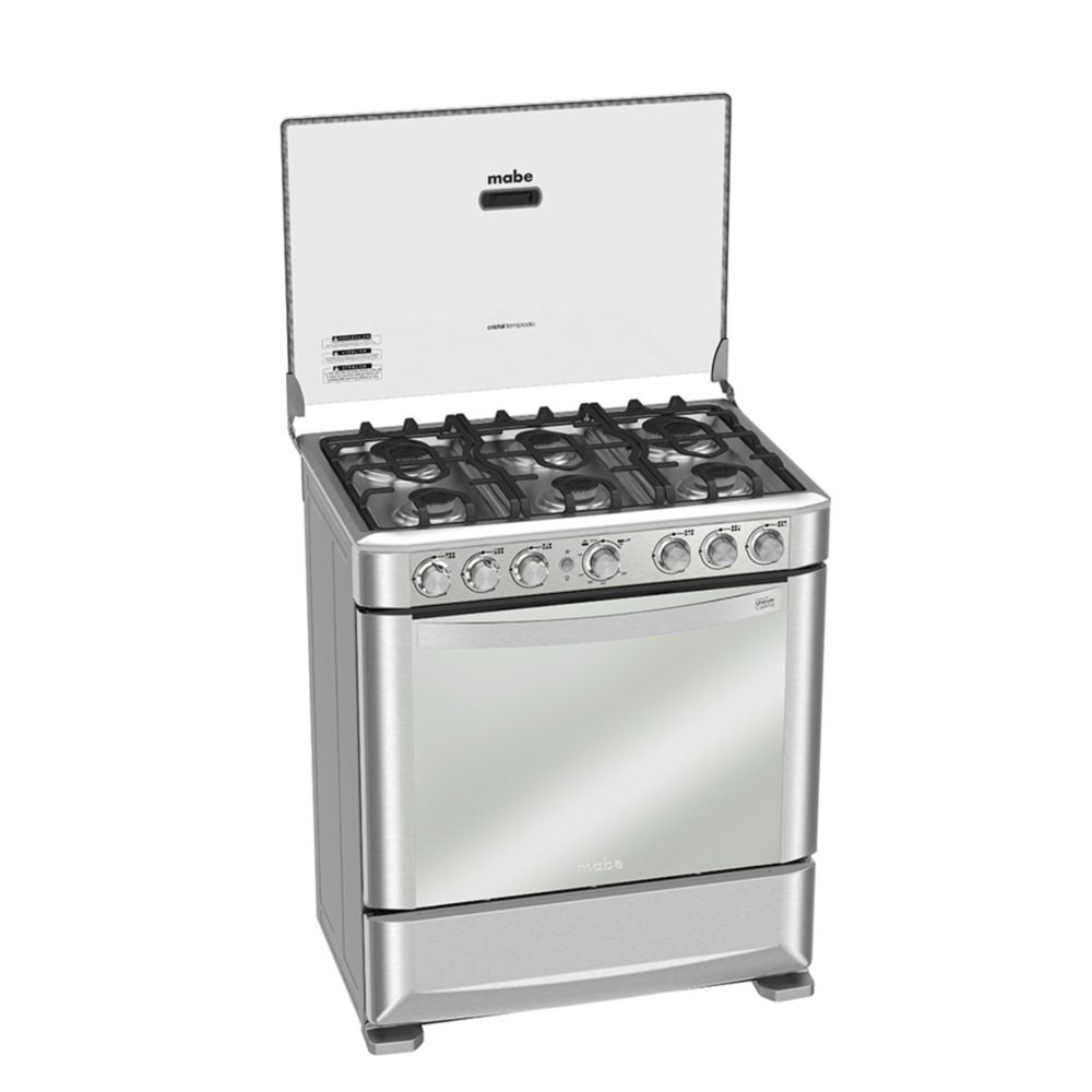 Combo Cocina a Gas Mabe 6 Quemadores 30