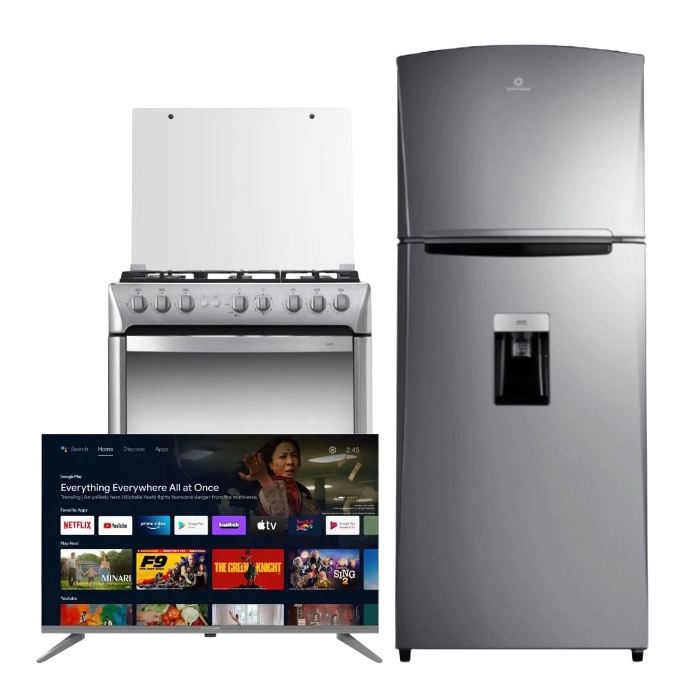 Combo Cocina a Gas Indurama 6 Quemadores 30