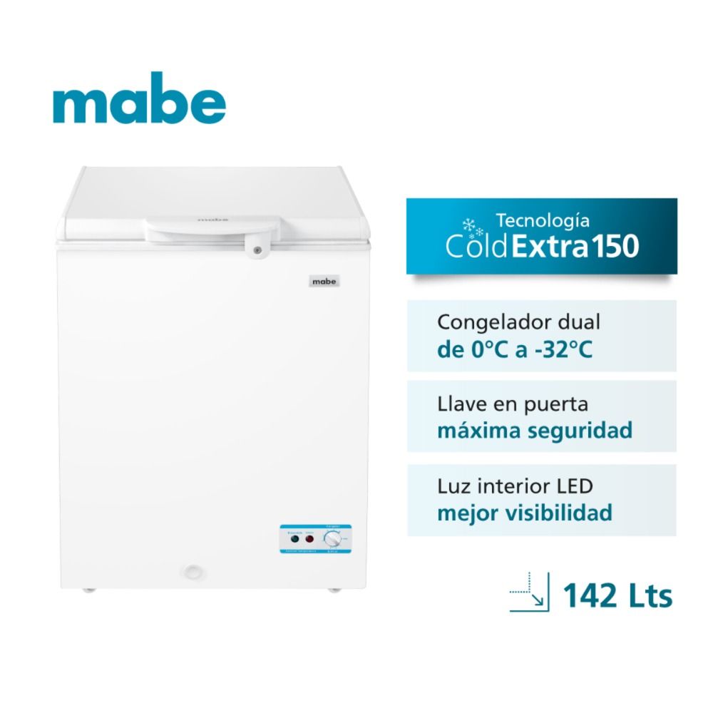 Congelador Horizontal Mabe 145L ALASKA145BH1