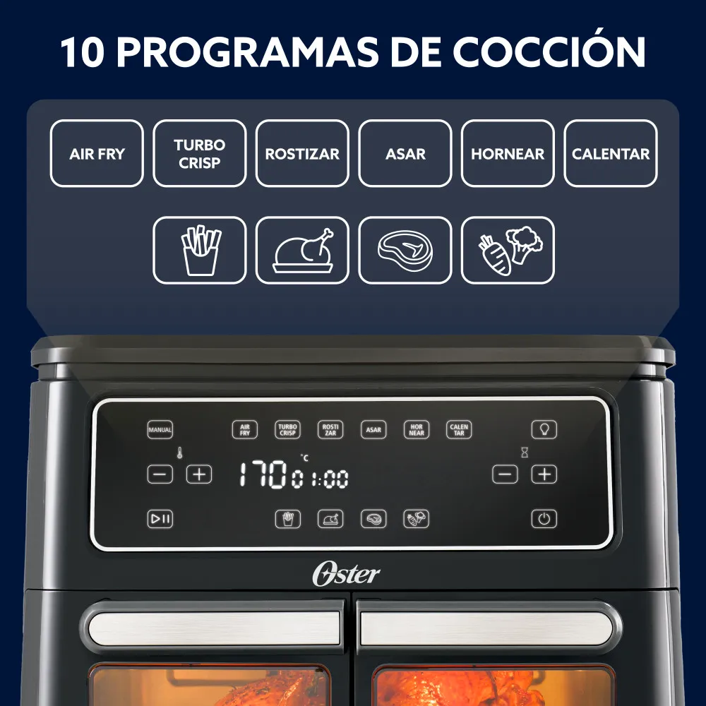 Freidora de Aire Oster 11L CKSTAF11MCDDF