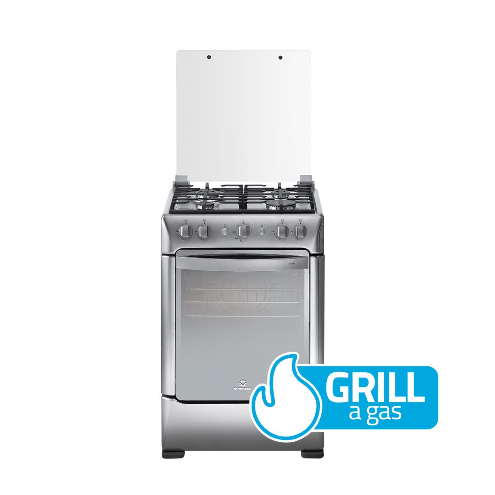 Combo Refrigeradora Top Mount Indurama 388L RI-475 + Cocina a Gas Indurama 4 Quemadores 24