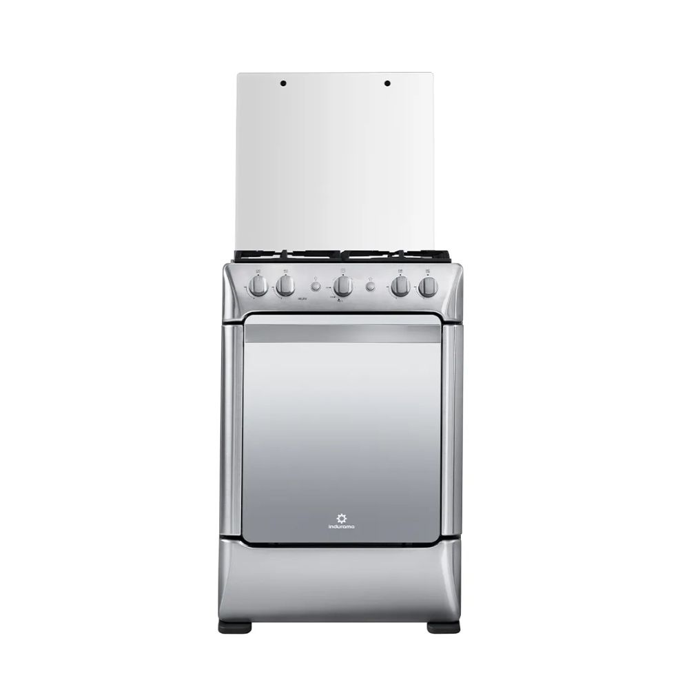 Combo Refrigeradora Top Mount Indurama 388L RI-475 + Cocina a Gas Indurama 4 Quemadores 24