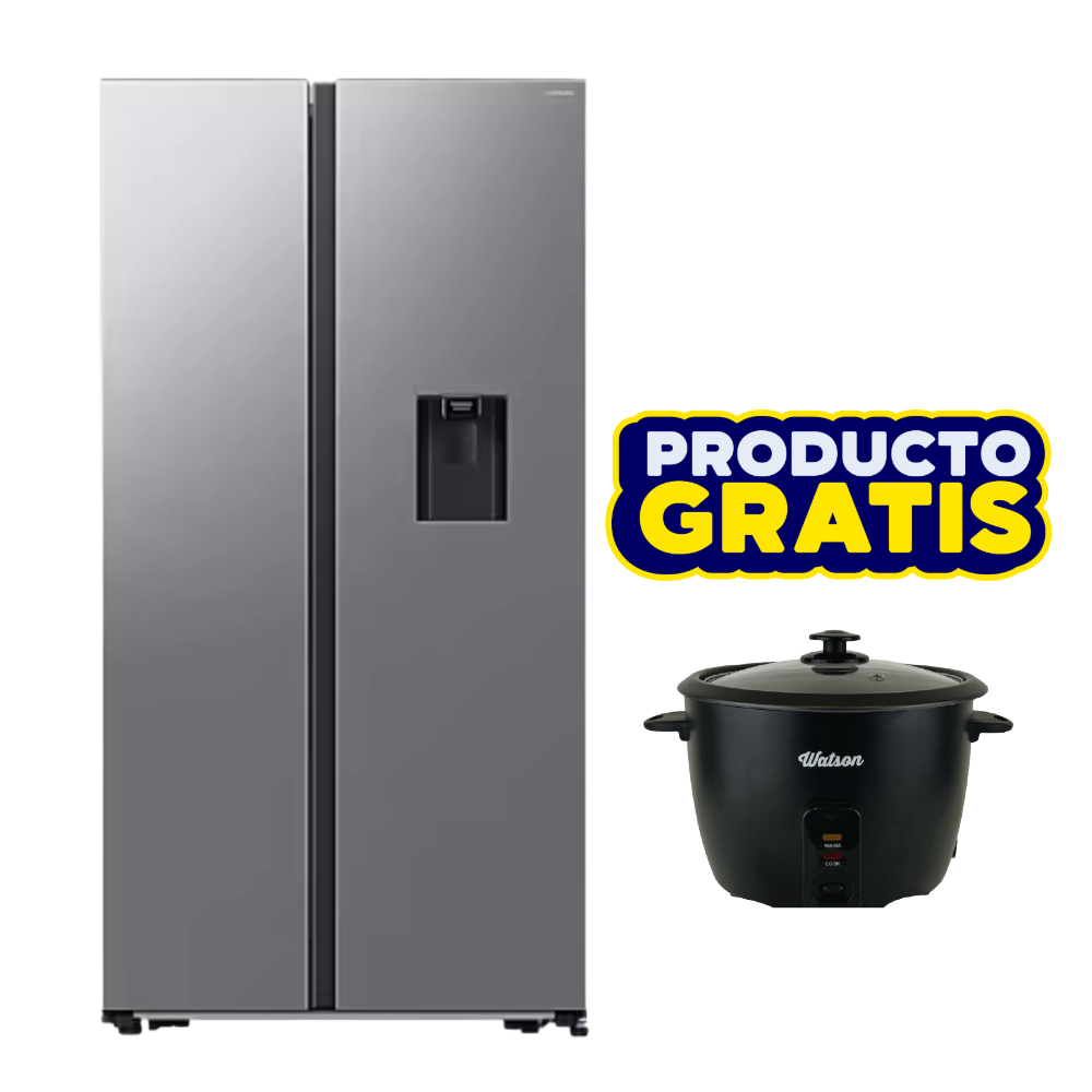 Combo Refrigeradora Side by Side Samsung 560L RS57DG4100M9ED + Olla Arrocera B250825011.8 LT Watson 
