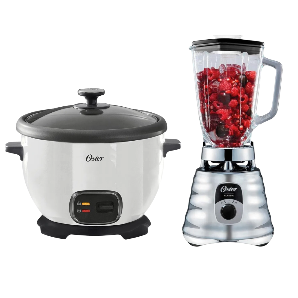Combo Olla Arrocera Oster CKSTRC5730W + Licuadora Oster BLST4655-013 