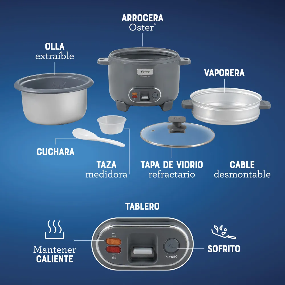 Olla Arrocera Oster 10TZ CKSTRC10DFSKE 