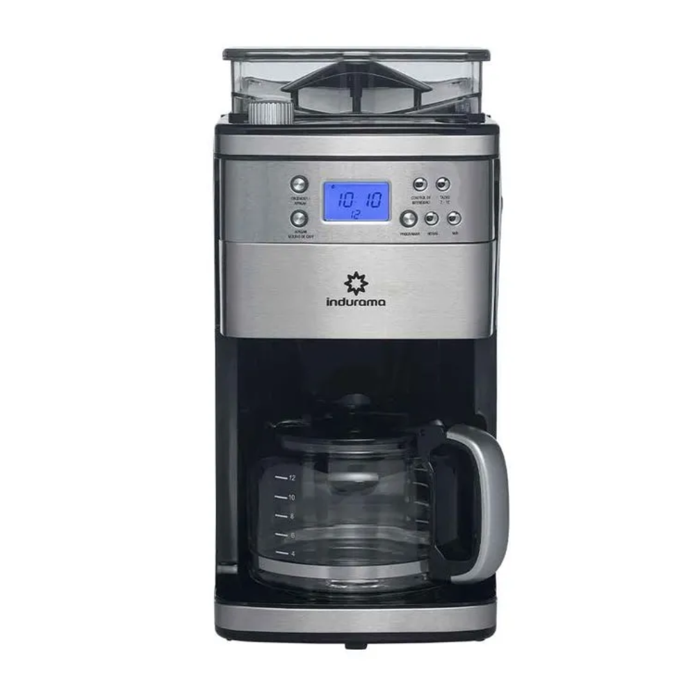 Cafetera con Molino Indurama 12 Tz MCI-CR