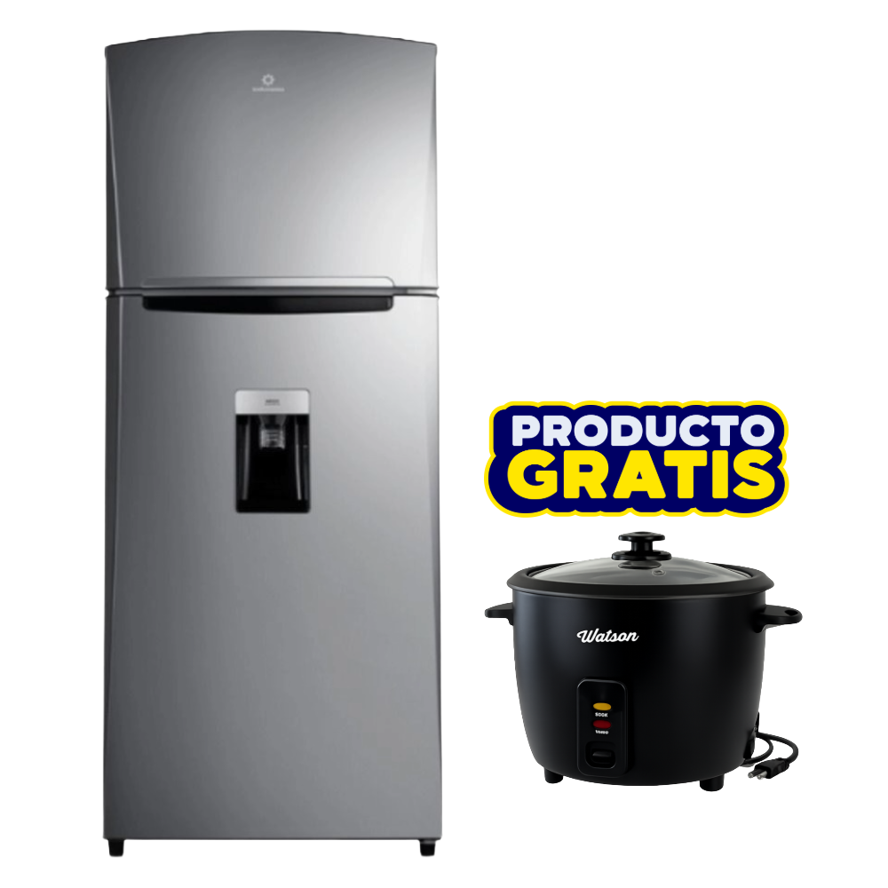 Combo Refrigeradora Top Mount Indurama RI-480 390L  + Olla Arrocera Watson 1.8L B25082501 