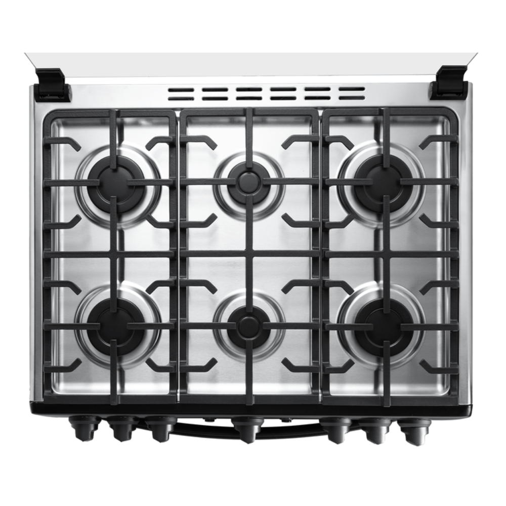 Combo Cocina a Gas Indurama 6 Quemadores 30
