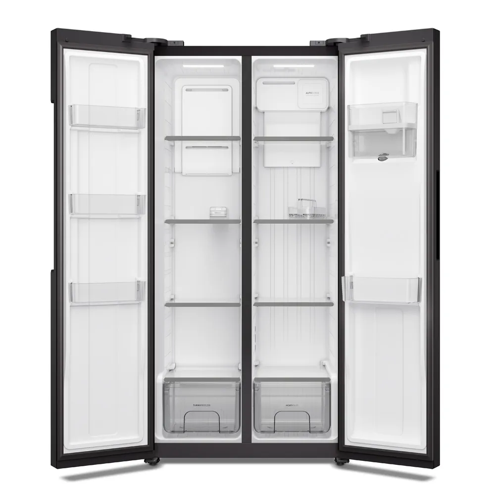 Combo Refrigeradora Side by Side Electrolux 419L ERS45F3Q5EB + Freidora de Aire Electrolux 5.6L EAF45 