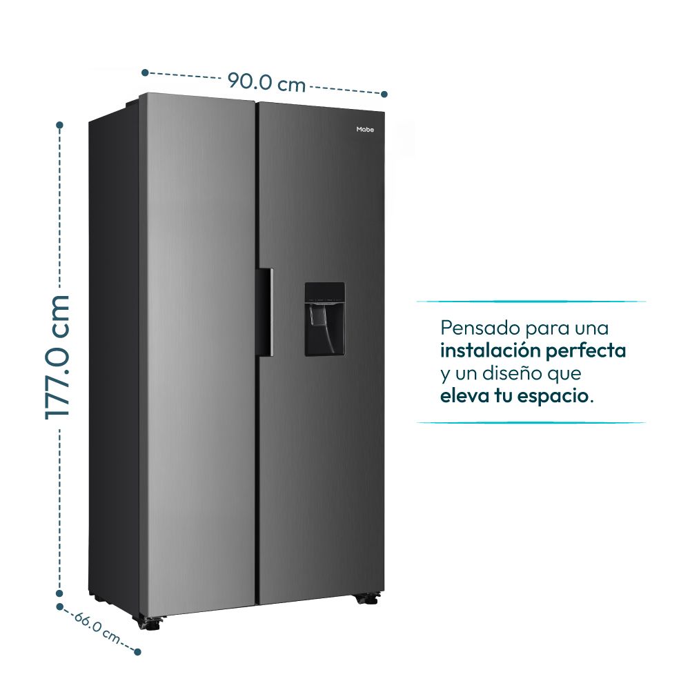 Refrigeradora Side by Side Mabe 565L MSE521QMLSS0