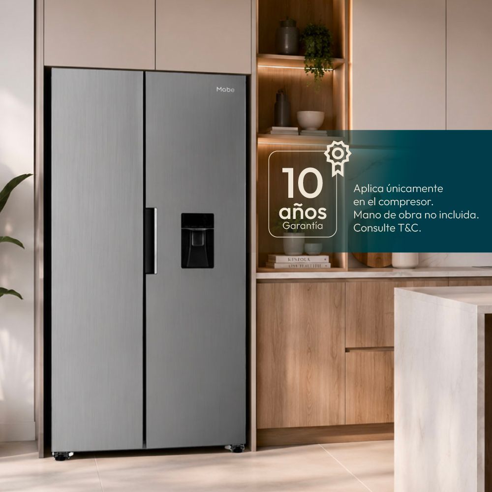 Refrigeradora Side by Side Mabe 565L MSE521QMLSS0