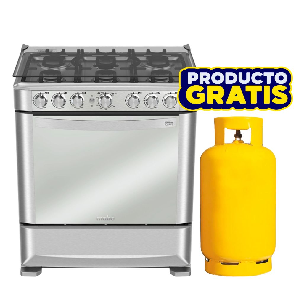 Combo Cocina Mabe 6 Quemadores 30