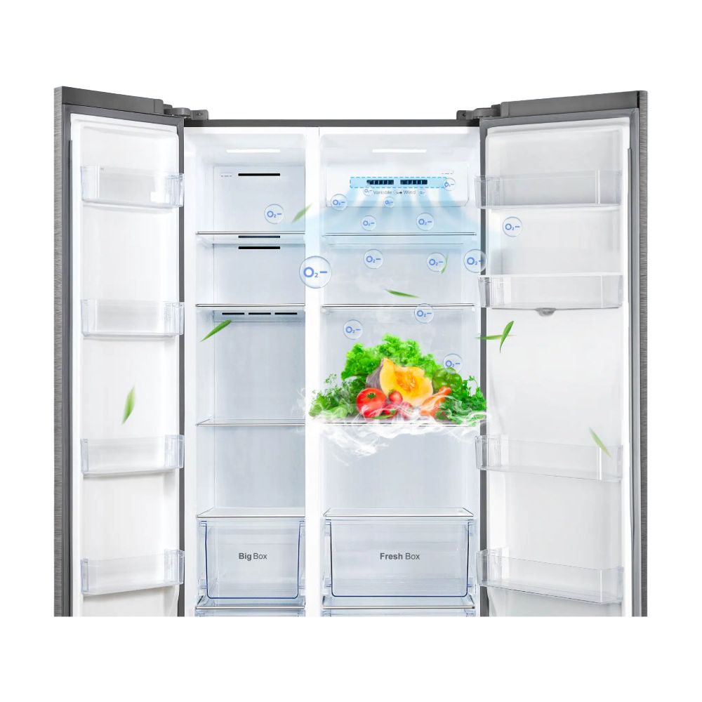 Refrigeradora Side by Side TCL 600L LP650SBG