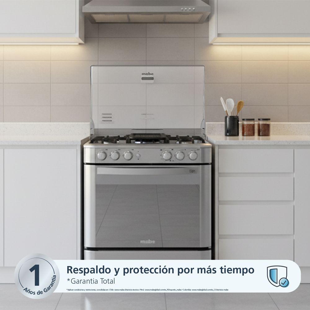Cocina a Gas Mabe 5 Quemadores 30