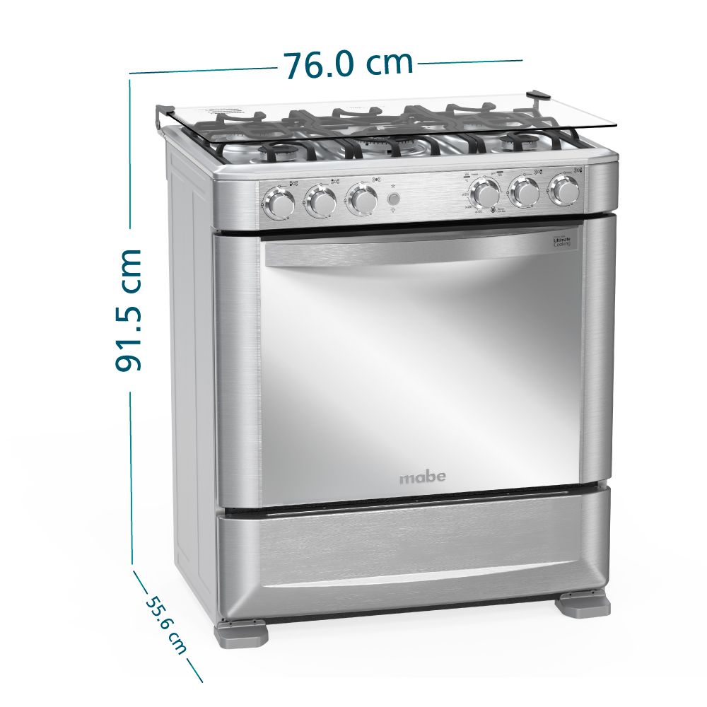 Cocina a Gas Mabe 5 Quemadores 30