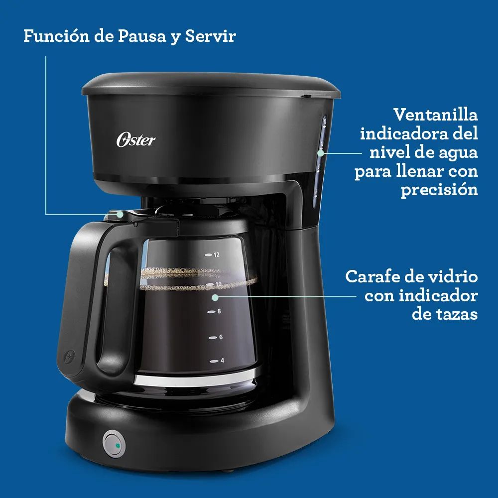 Cafetera Oster 12 Tz BVSTDCS12BN-013