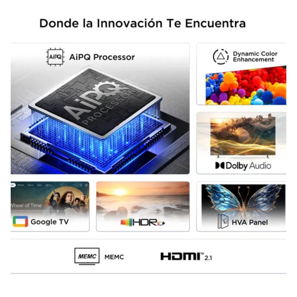 Televisor Google LED 4K TCL 43
