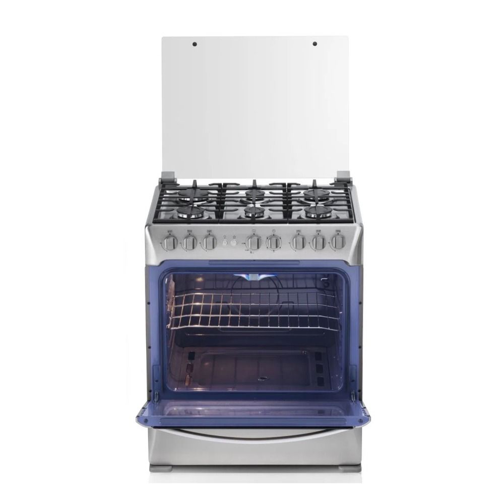 Combo Cocina a Gas Indurama 6 Quemadores 30