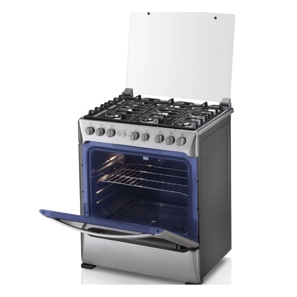 Combo Cocina a Gas Indurama 6 Quemadores 30
